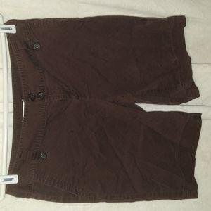 Brown Hannah stretch cargo shorts
